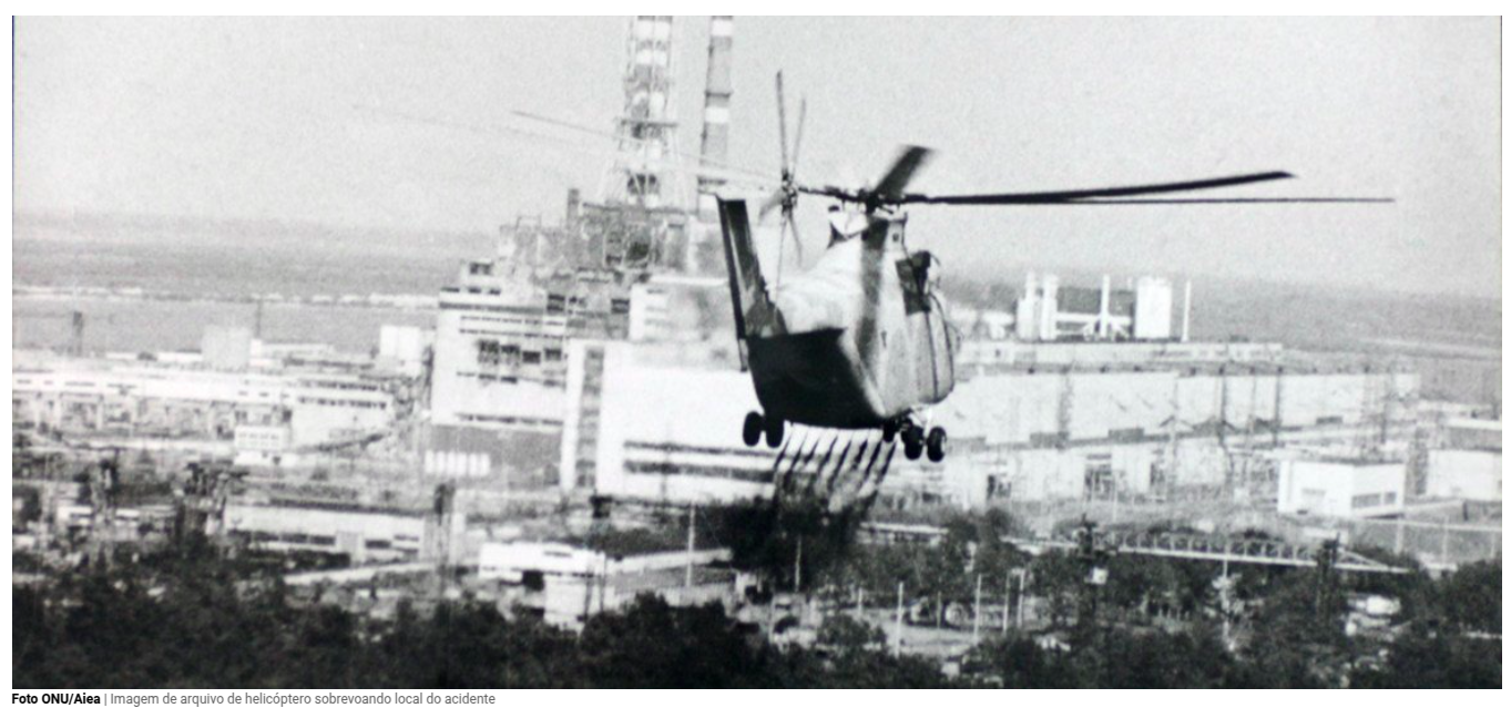 O Desastre Nuclear de Chernobyl em 26 de abril de 1986,